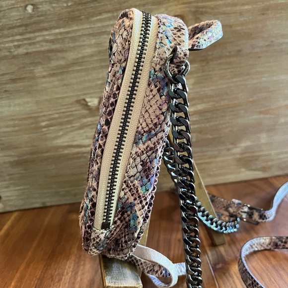 Aimee Kestenberg Leather Snake Print Crossbody - Picture 7 of 8